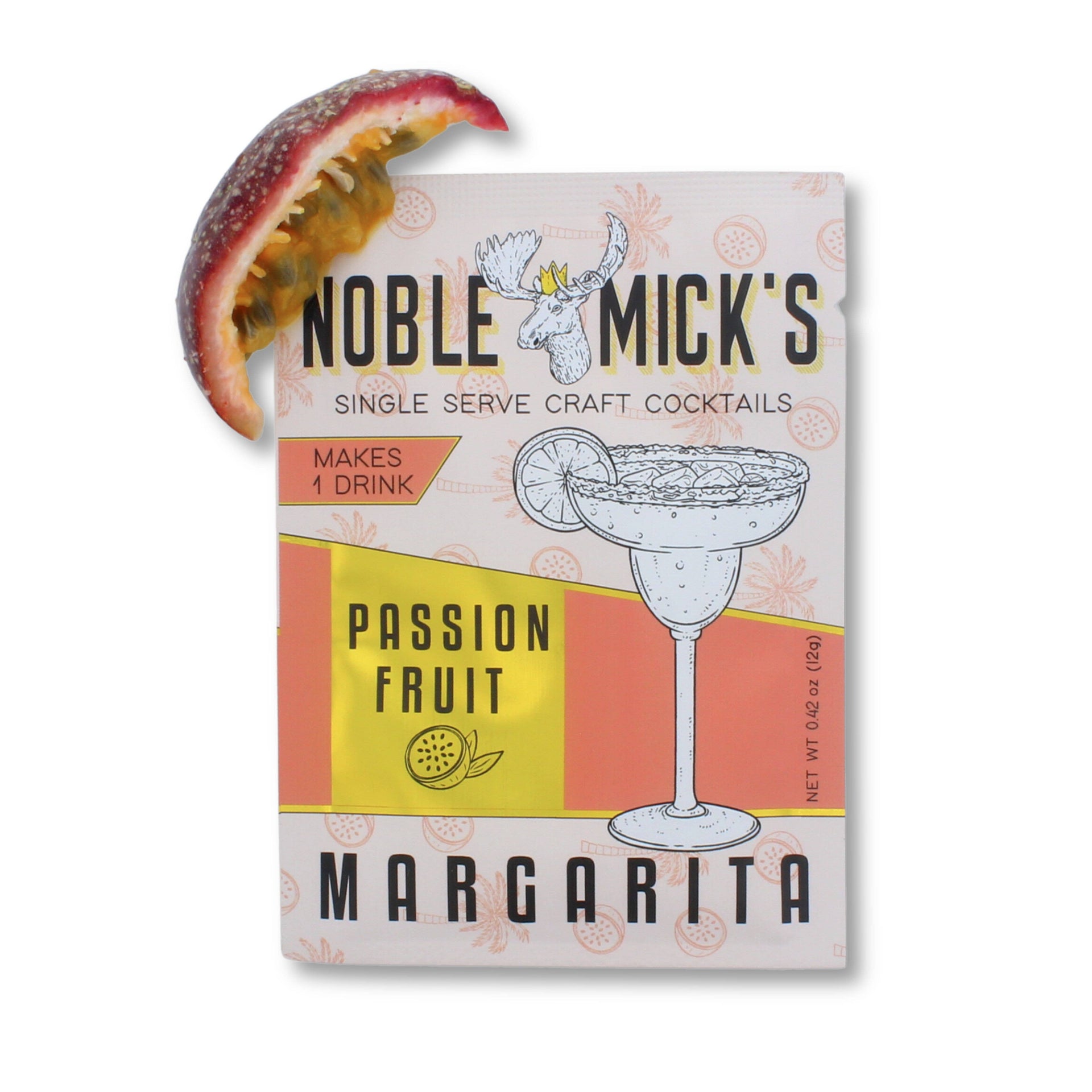 NOBLE MICK'S - Single Serve Craft Cocktails - Passion Fruit Margarita Single Serve Craft Cocktail