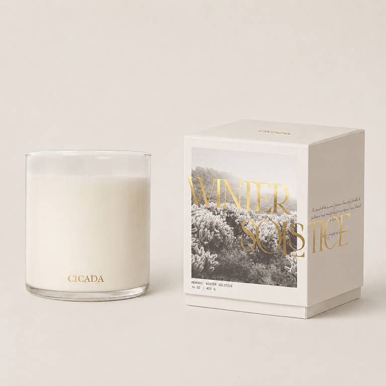 WINTER SOLSTICE Large Candle