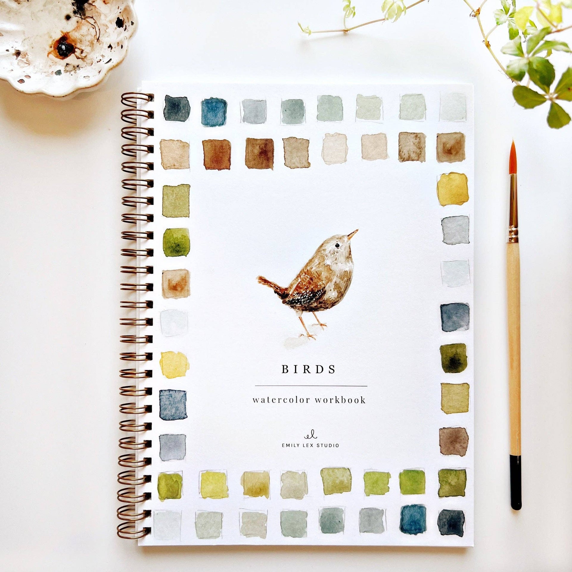 Birds watercolor workbook | Niche&Co.