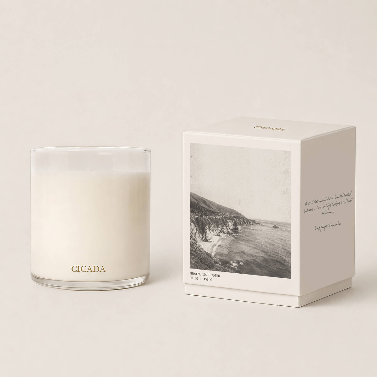SALT WATER Large Candle