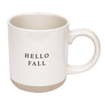 "Hello Fall" 14 oz Stoneware Mug | Niche&Co.