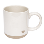 Heart 14oz Stoneware Mug | Niche&Co.