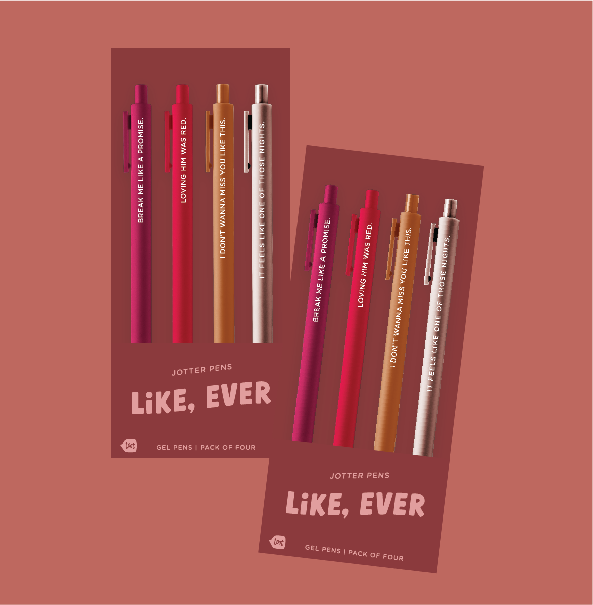 Swiftie Jotter Sets!! (Taylor's Version)(Topsellers): Like Ever (Red)
