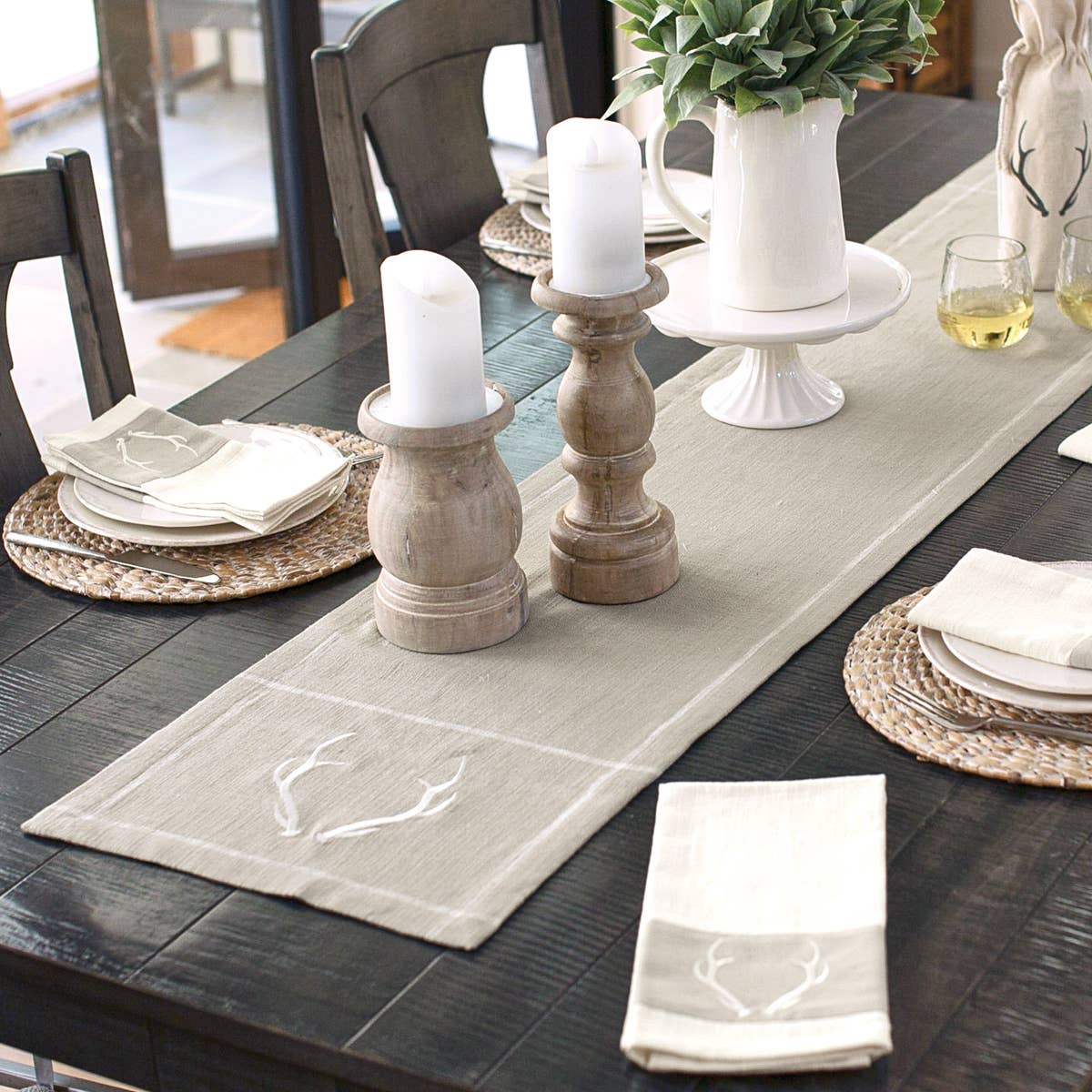 Signature Antler Table Runner 72"L | Niche&Co.