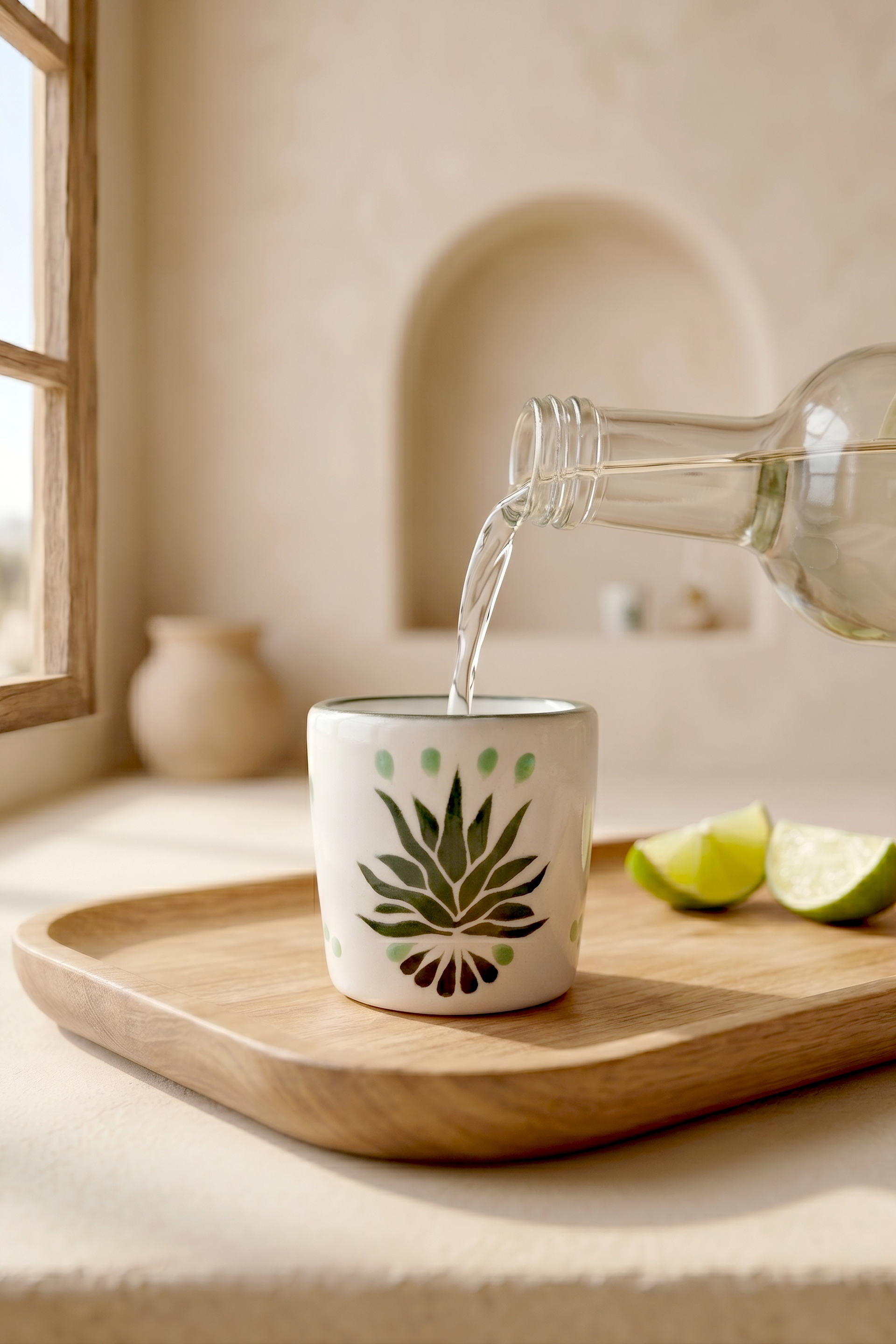 Agave Ceramic Sipping Cup Set