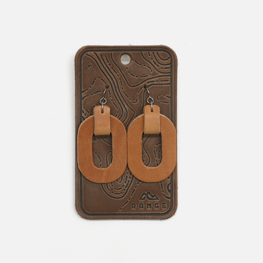 Oval Earrings – Natural | Niche&Co.