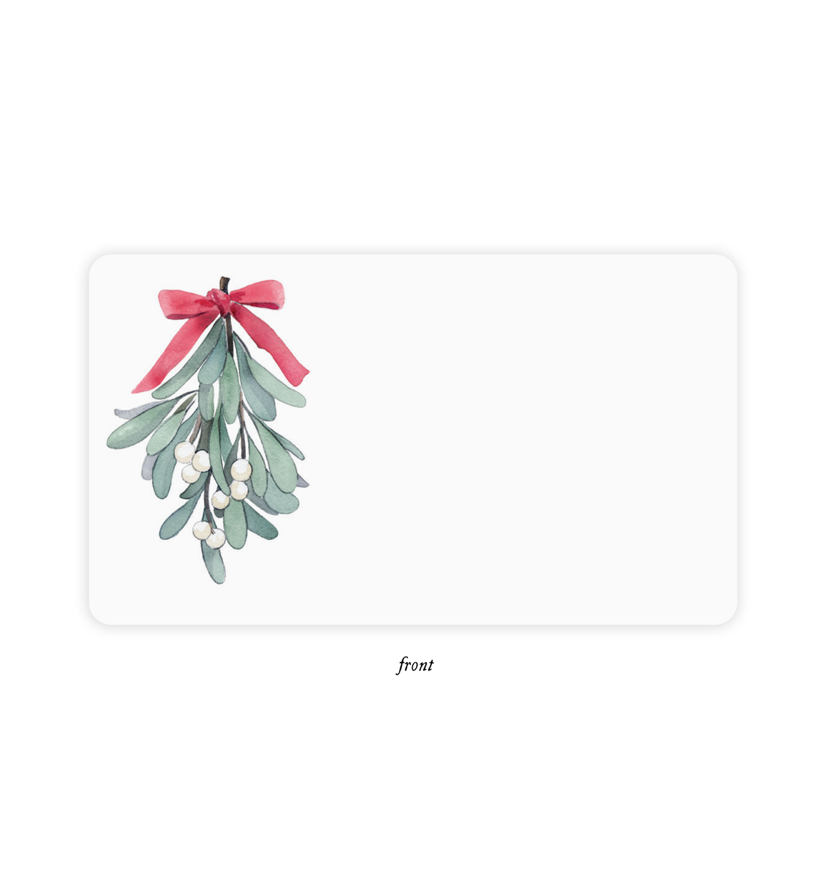 Mistletoe Christmas Little Notes® – Mini Notecard, Set of 55
