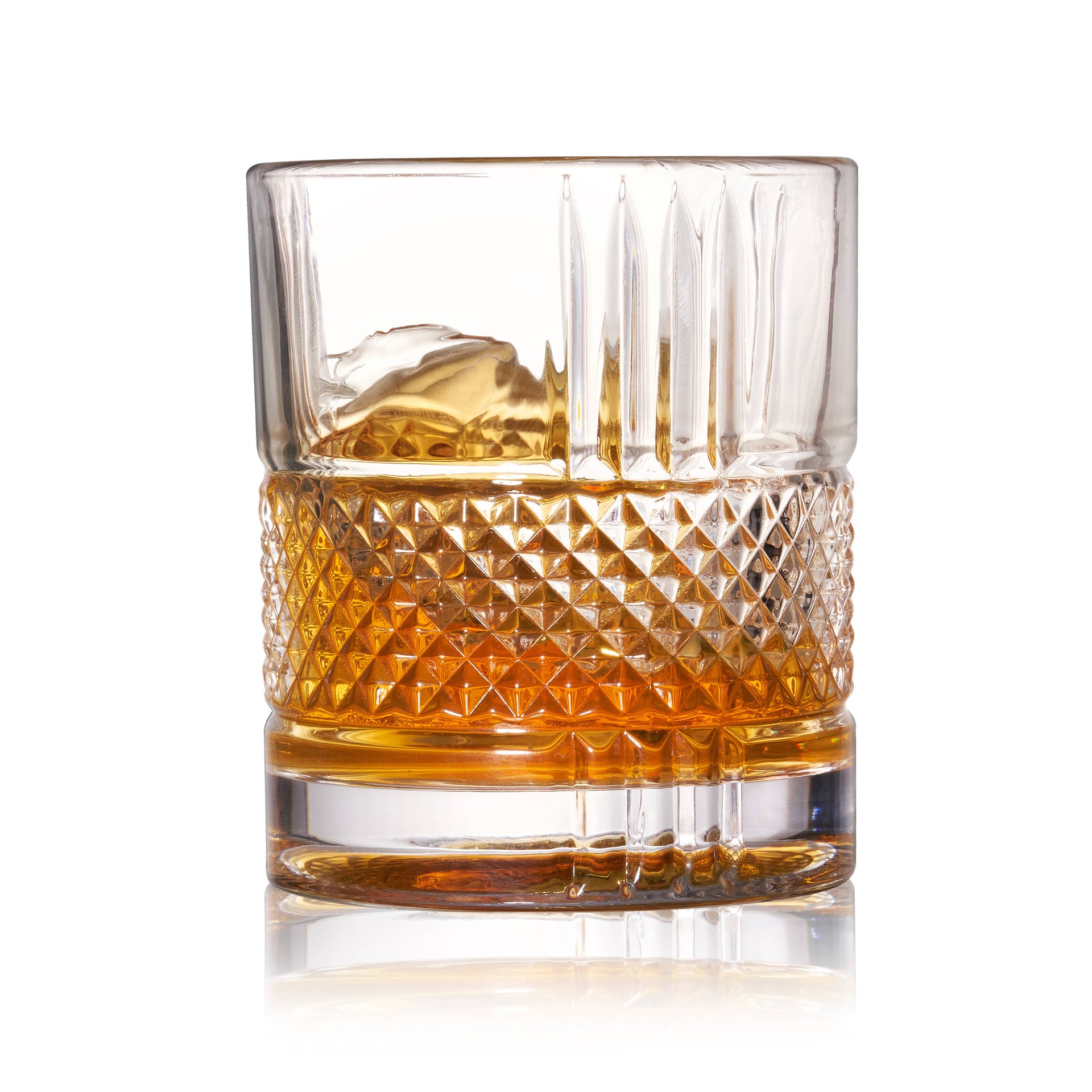 Viski - Revolve Crystal Spinning Scotch Rocks Glass