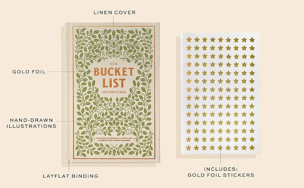 Our Bucket List Adventures: A Guided Journal for Couples | Niche&Co.