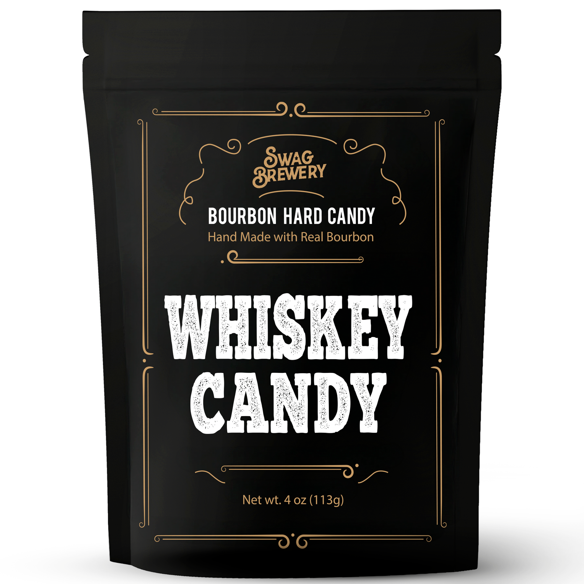 Swag Brewery Whiskey Hard Candy | Made with Real Bourbon | 4 oz