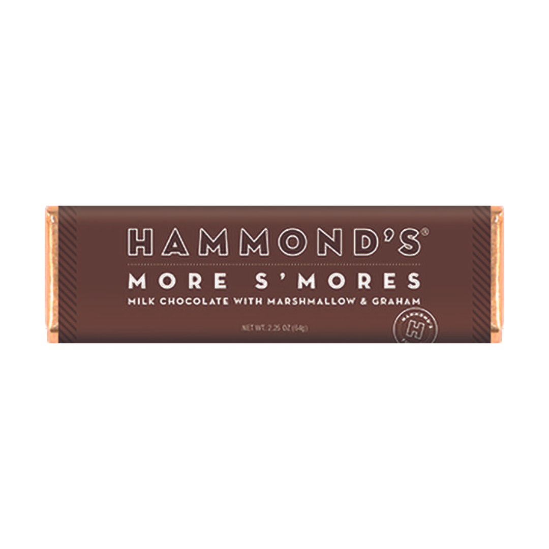 Hammond's More S'mores Milk Chocolate Bar | 2.25 oz