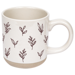 Leaves 14 oz Stoneware Mug | Niche&Co.