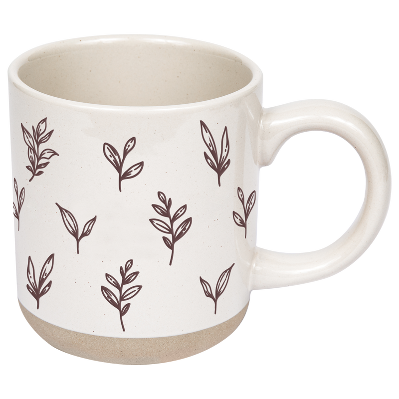 Leaves 14 oz Stoneware Mug | Niche&Co.
