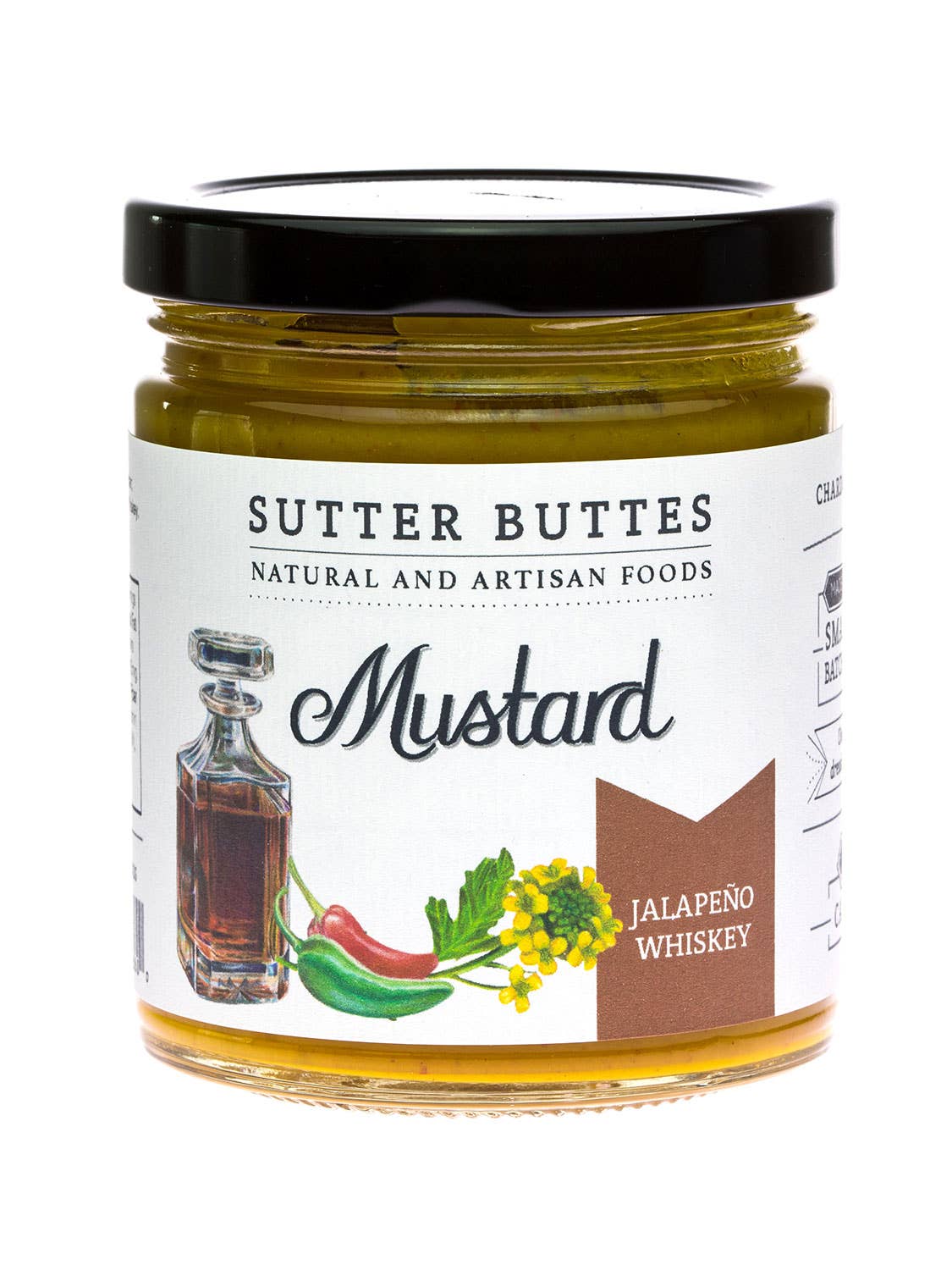 Jalapeño Whiskey Mustard – Spicy & Sweet Artisan Mustard 9oz