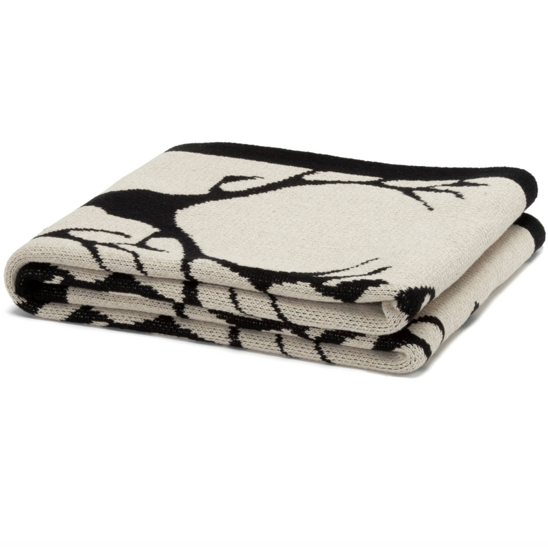 Eco Stag Longhorn Throw