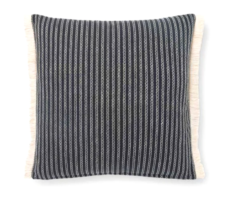 Black Striped Pillow - ED Pillow
