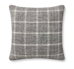 Grey Plaid Pillow - Magnolia Home By Joanna Gaines