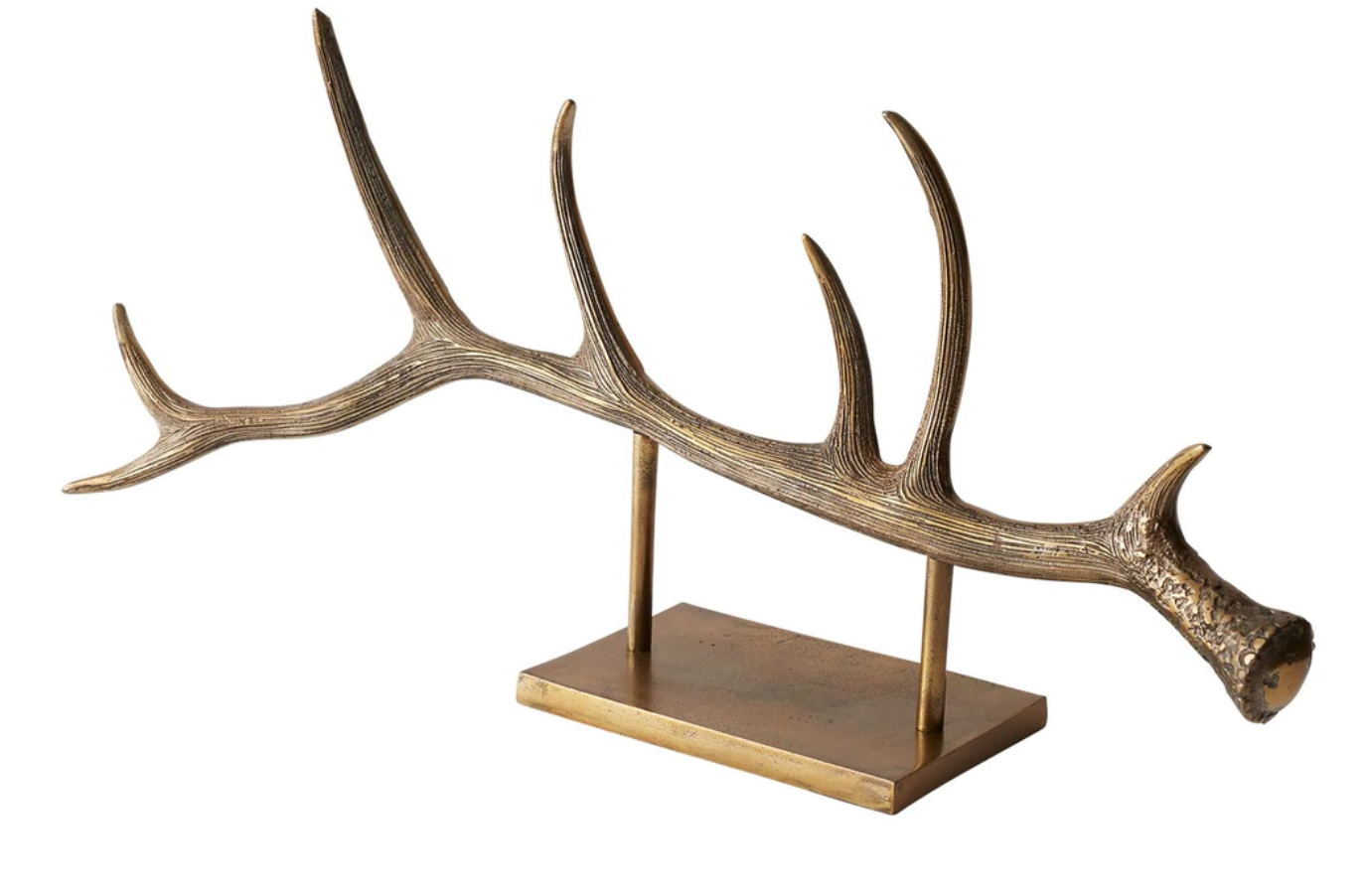 Brass Antler Decor