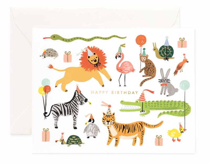 Rifle Paper - Party Animals Card