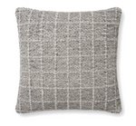 Grey Square Pattern Pillow - Magnolia Home By Joanna Gaines