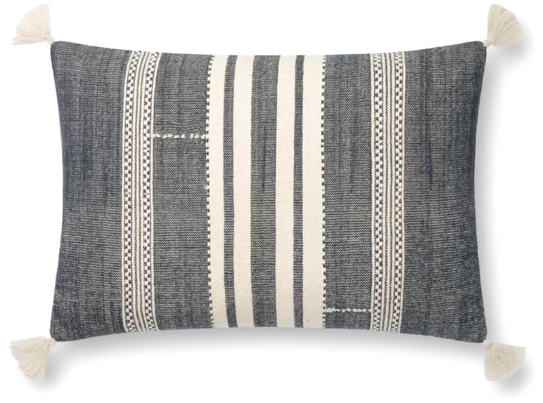 Navy / Ivory Pillow - Magnolia Home By Joanna Gaines